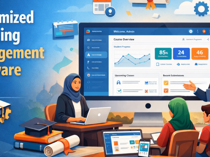 Customized Learning Management Software for Education