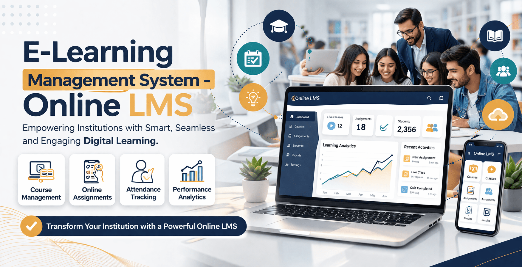 E-Learning Management System - Online LMS