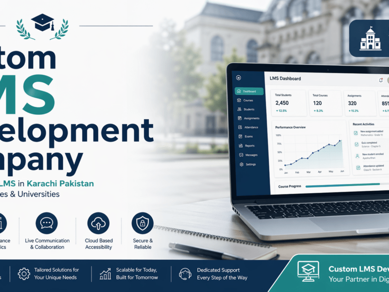 Custom LMS Development Company | Best LMS in Karachi Pakistan