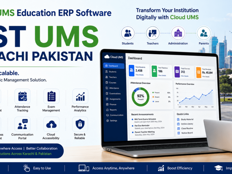 Cloud UMS Education ERP Software for Karachi
