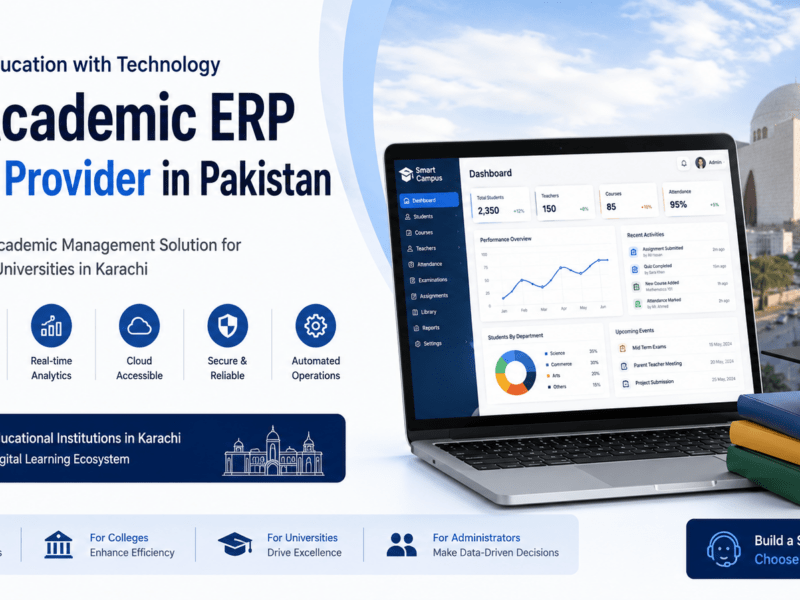 Best Academic ERP Solution Provider in Pakistan