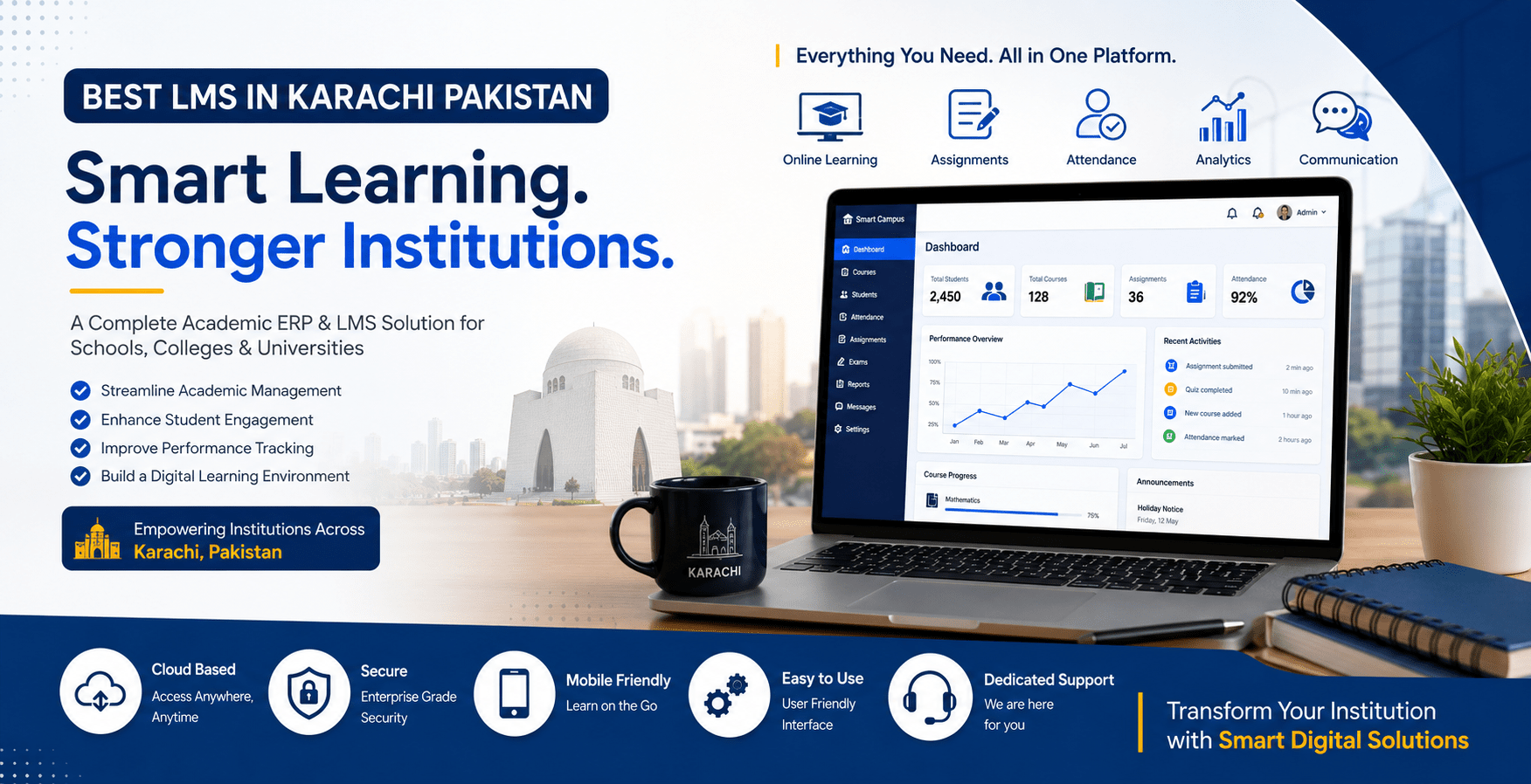Best LMS in Karachi Pakistan for Educational Institutions
