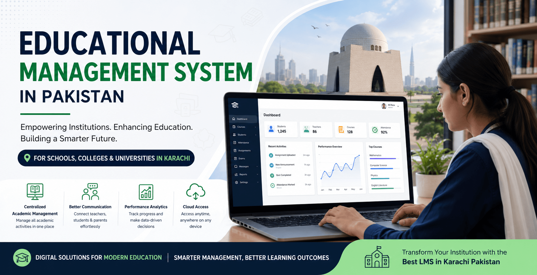 Educational Management System in Pakistan for Institutions