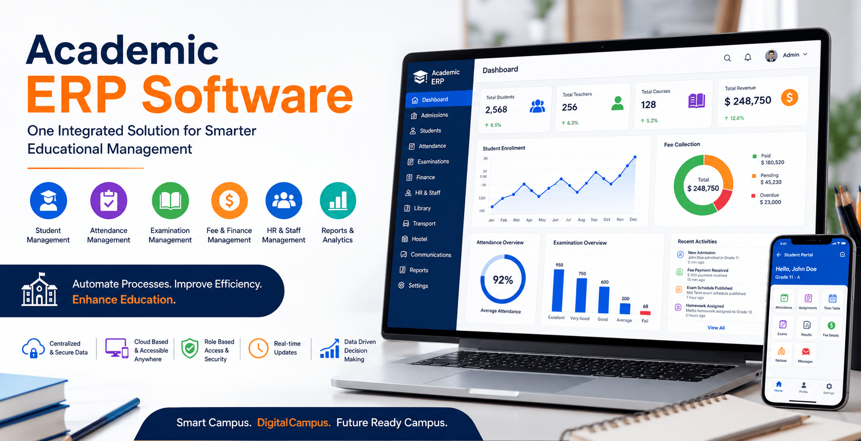 Academic ERP Software | Best ERP Solution for Schools, Colleges & Universities