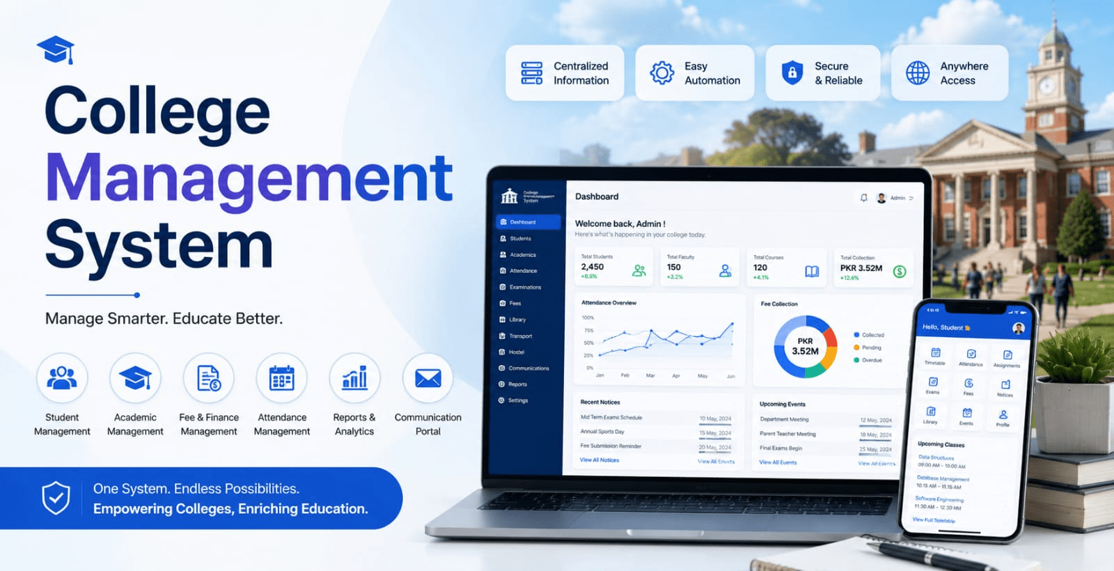 College Management System Karachi Pakistan