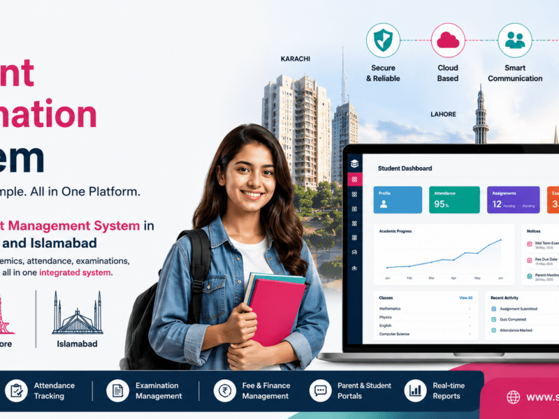 Best Student Management System in Karachi, Lahore and Islamabad