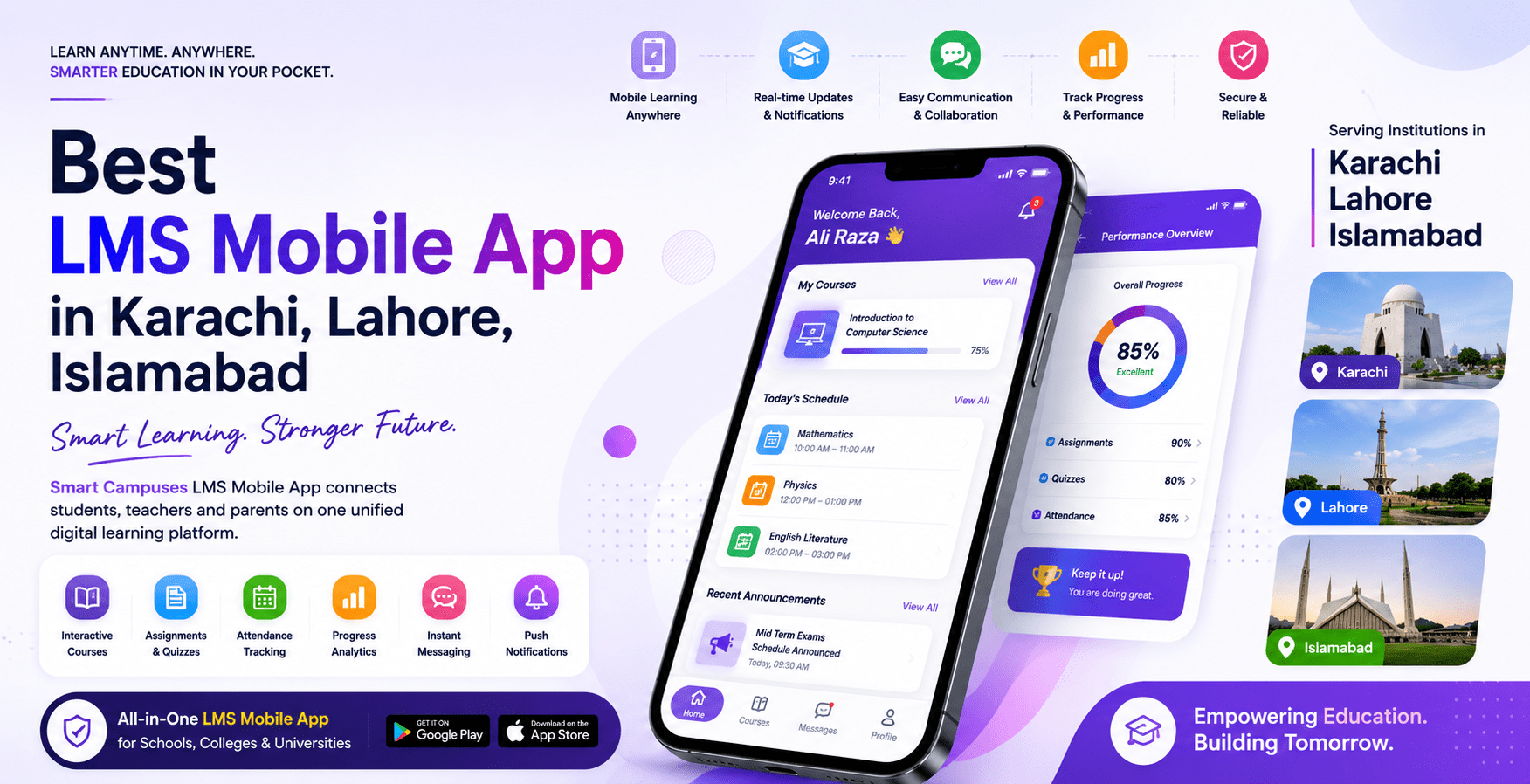 Best LMS Mobile App in Karachi, Lahore, Islamabad